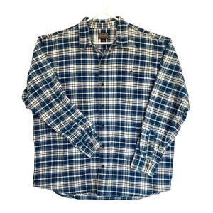 C.E. Schmidt Workwear Blue plaid Cotton Shirt size 2X